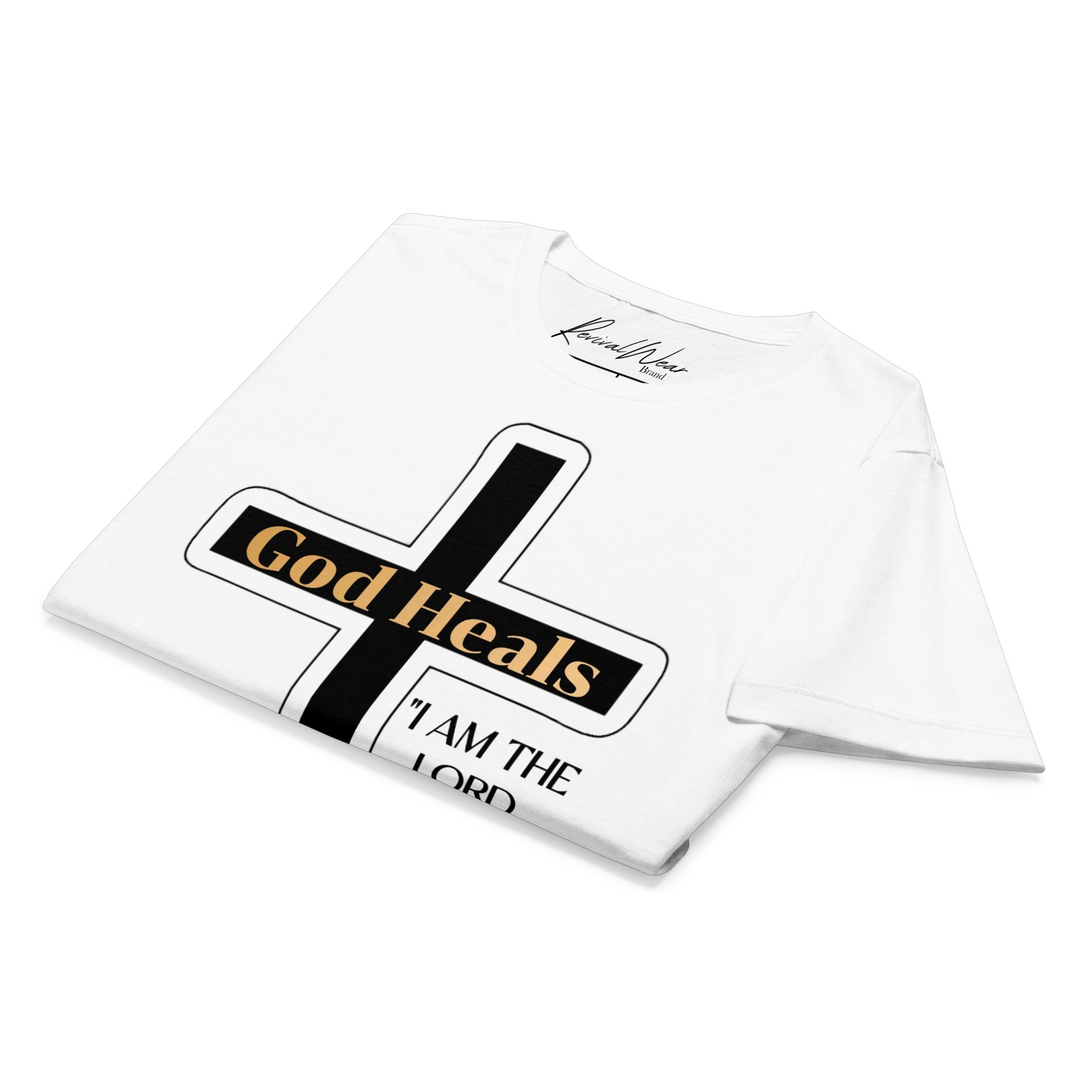 God Heals Exodus 15:26 Women’s Revival Fashion t-shirt