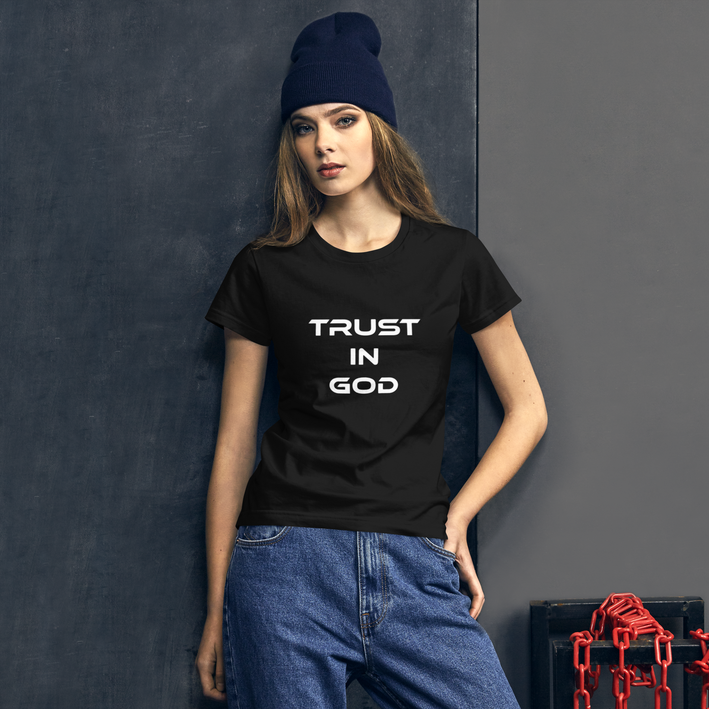 Trust in God Women's short sleeve Christian T-Shirt