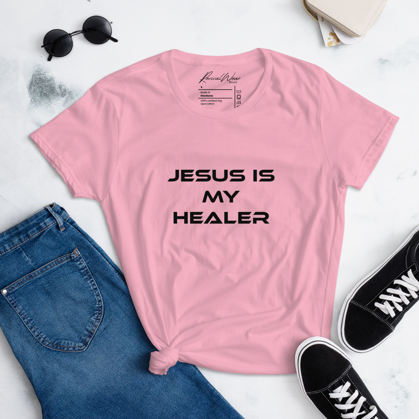 Jesus is my Healer Women's short sleeve Christian T-Shirt