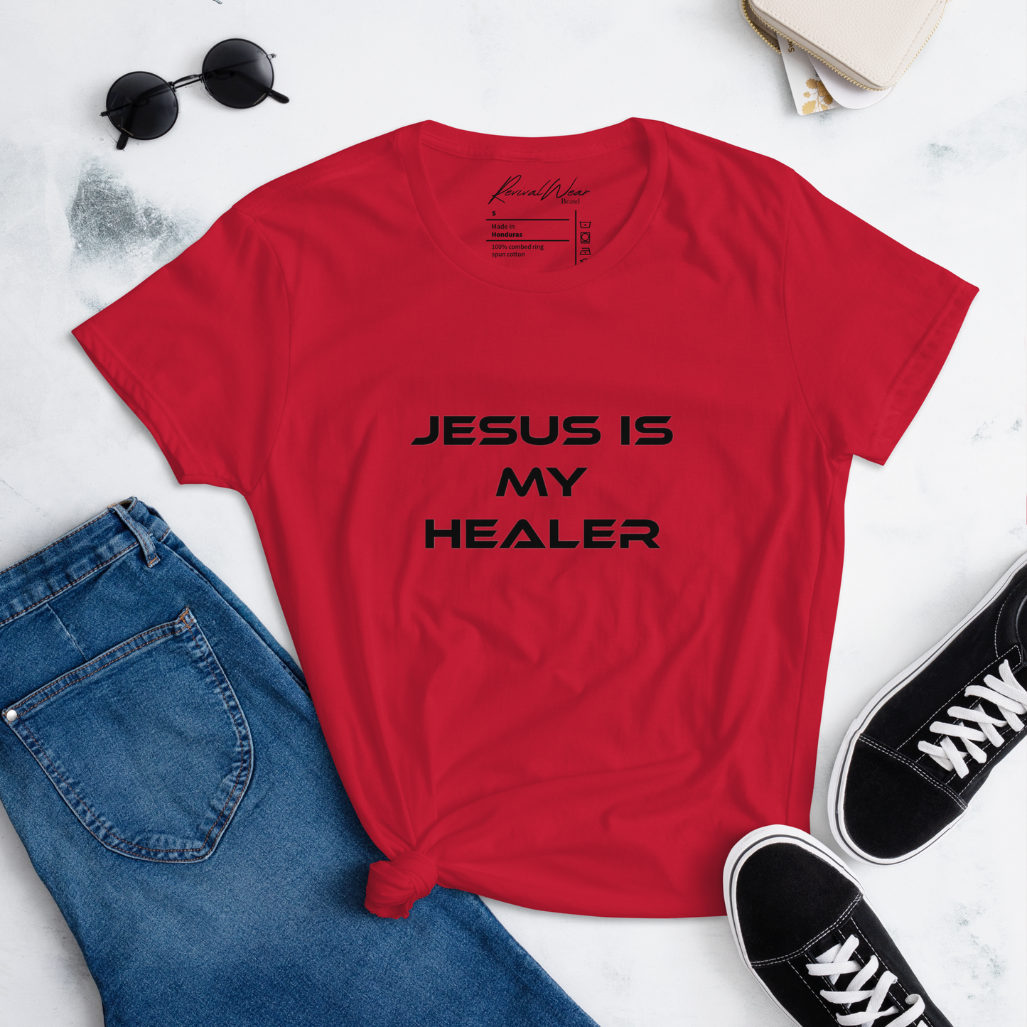 Jesus is my Healer Women's short sleeve Christian T-Shirt