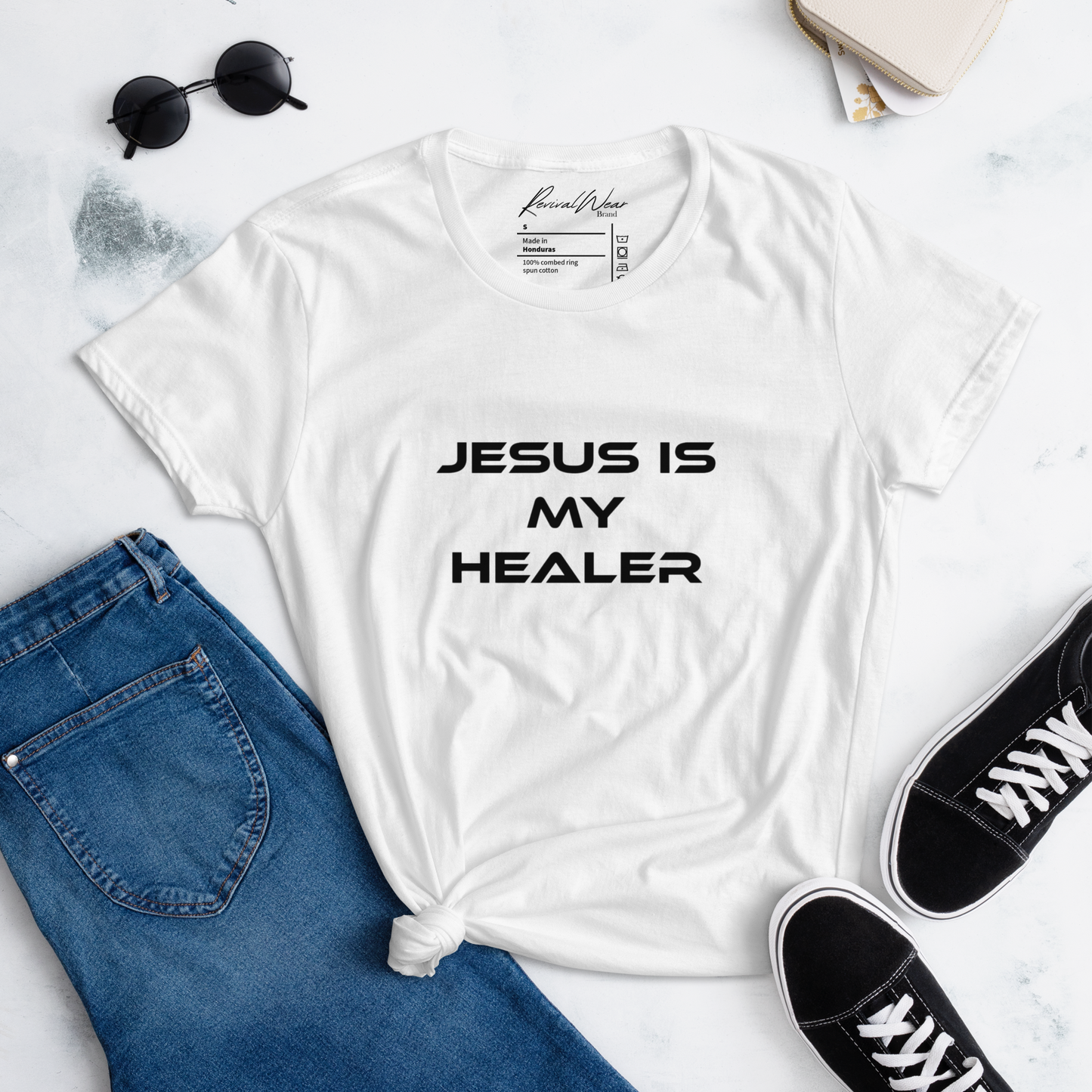 Jesus is my Healer Women's short sleeve Christian T-Shirt